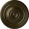 Ekena Millwork Reece Ceiling Medallion (Fits Canopies up to 6 3/4"), Hand-Painted Green Gold, 21"OD x 1 1/4"P CM21REGGS - alternate 1